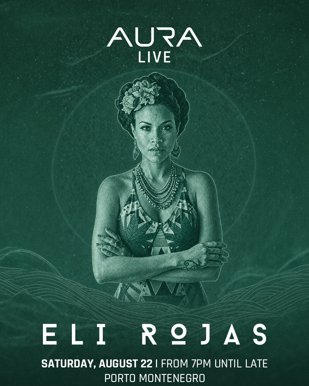 DJ at Aura Beach Tivat Montenegro