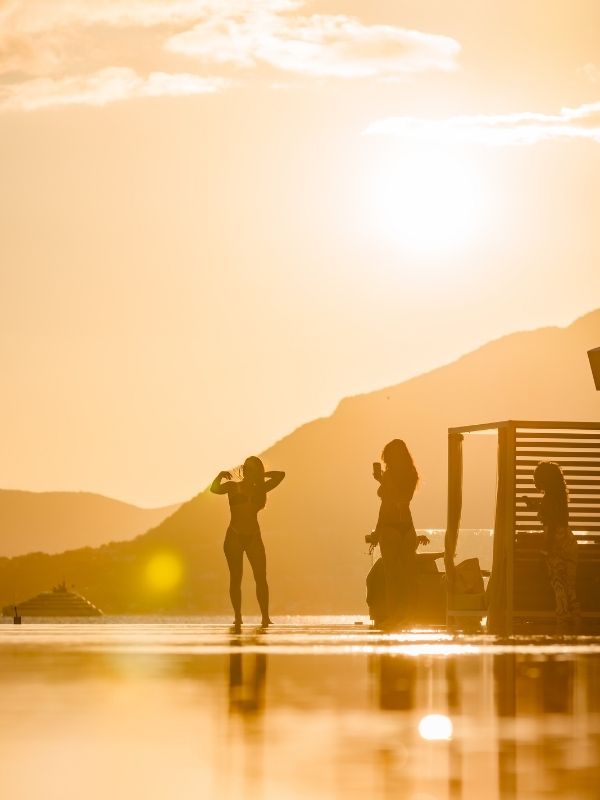 instagram aura beach Montenegro
